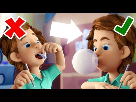 Die RICHTIGE Art, Kaugummi zu kauen! | Die Fixies | Animation für Kinder