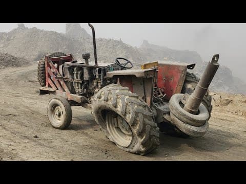 MASSIVE 375 TRACTOR TIRE BLOWOUT! 🏔️ Mountain Rescue & Heavy Load Repair