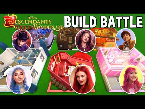 MEGA Descendants Wicked Wonderland Build-Off CHALLENGE!