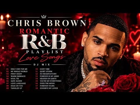 Chris Brown-Romantic R&B Playlist ❤️|Best Smooth Love Songs Mix 2026 |Late Night R&B Slow Jam DJ Mix