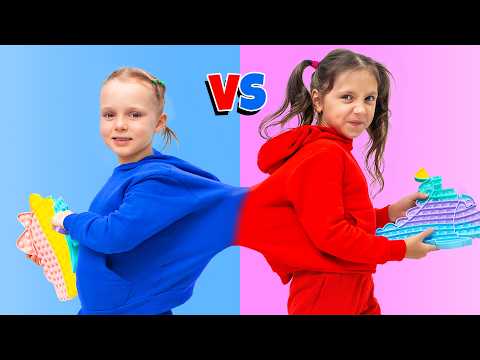 Girls share toys and become best friends