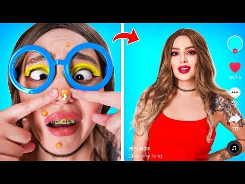 FROM INTELLECTUAL TO POPULAR! A total transformation thanks to viral tips and TikTok gadgets