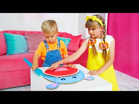Diana dan Roma Menunjukkan Oliver kecil Bagaimana Cara Berperilaku