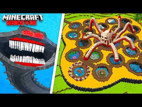 I Caught the Scariest Sea Monsters and Trapped Them in a Minecraft ZOO...