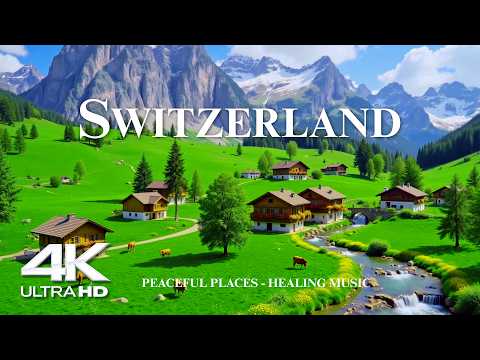 Switzerland Countryside 🇨🇭 - Peaceful Walk Through Charming Swiss Villages | 4K Ultra HD
