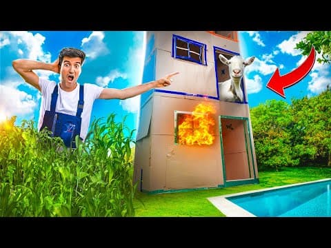 CINE PĂRĂSEȘTE ULTIMUL CASA DIN CARTON CHALLENGE !! **Partea 2