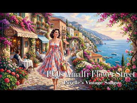 1950s Spring Flower Street in Amalfi | Pavelle’s Vintage Songs