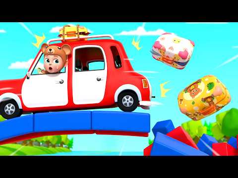 Watch Out! London Bridge is Falling Down!! | Nursery Rhymes & Kids Songs | Rosoo Police Patrol