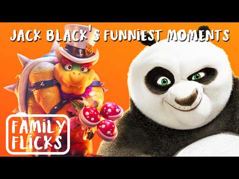 Jack Black’s Funniest Moments: Kung Fu Panda & Super Mario Bros | Family Flicks