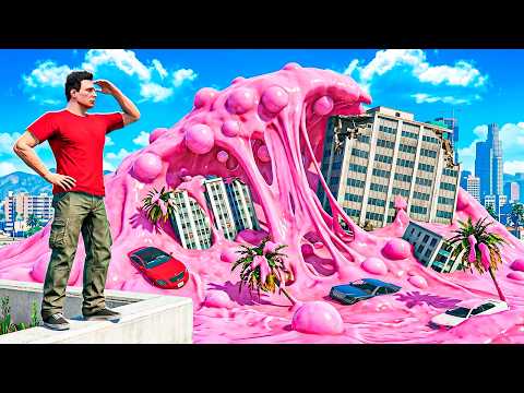Am SUPRAVIETUIT unui TSUNAMI de GUMA in GTA 5?! 😱