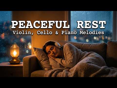 Peaceful (Violin, Cello & Piano) Relaxing Sleep Music for Meditation, Stress and Insomnia Relief