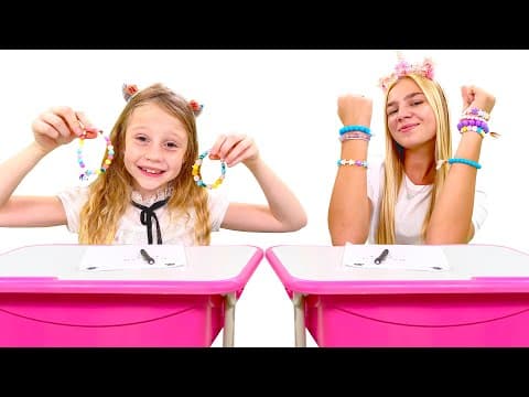 ناستيا وصديقاتها في المدرسة  والمزيد قصص المفيدة والمسلية مع بابا