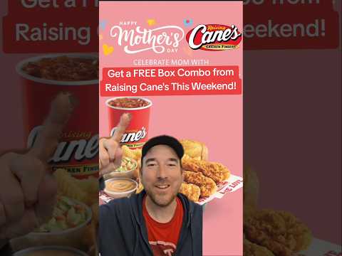 Get a FREE Box Combo at Raising Cane's This Weekend! 😲🔥 #raisingcanes #fastfood