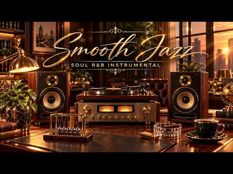 Smooth Jazz & Soul R&B Instrumental – Vintage Vinyl & Soft Coffeehouse Grooves for Quiet Nights
