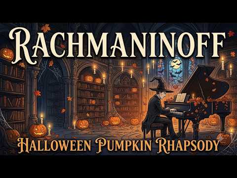 Rachmaninoff Halloween Music 🌑 The Piano Remembers Everything | Gothic Piano