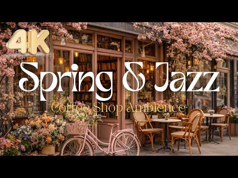 Spring Jazz ☕ Morning Café Ambience in Tokyo for Relax, Study &amp; Work