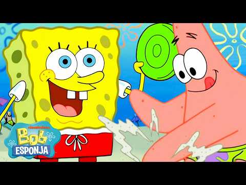 Bob Esponja pisando la playa por 30 minutos 😎🌊 | Bob Esponja en Español