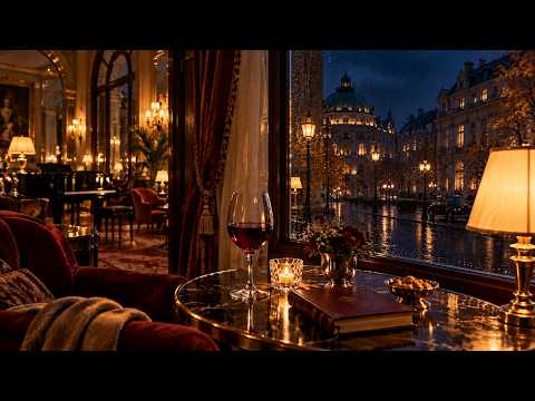 1960s Vintage Jazz & Love Songs | A Rainy Evening at a Grand European Hotel