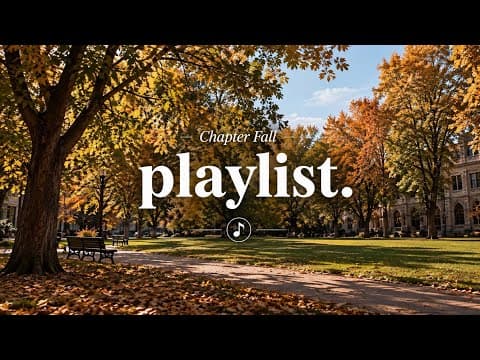 Fall Playlist ☕ take a sip of fall in soft sunlight | Indie R&B Pop | season journal