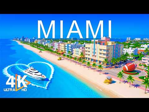 Miami 4K Drone Footage | Florida’s Dream Coast, Ocean Views & Luxury Beach Escape
