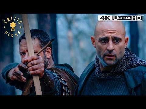 Robin and his Men Ambush Sir Godfrey While they Loot Soldiers (Full Scene) | Robin Hood (2010) 4K