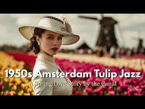1950s Amsterdam Awakens | Baritone Jazz Over Tulip Fields & Golden Afternoons | Vintage Songs