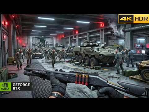 ZOMBIE ATTACK ON BASE (5090) Realistic ULTRA Graphics (4K 60FPS HDR) WWZ
