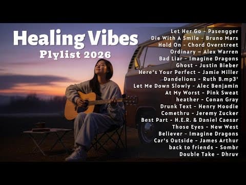 🍃Healing Vibes Plylist 2026 — Soft & Calm 🎧 | Top Trending English Love songs