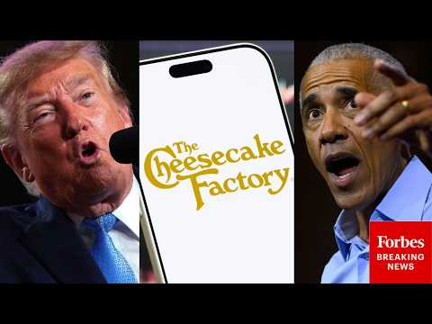 'He Doesn't Like Successful Companies': Trump Claps Back At Obama Over Cheesecake Factory Comment