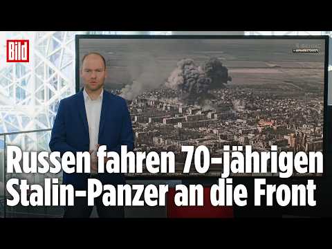 Putin wirft Mega-Bombe auf Zentrum von Frontstadt | BILD-Lagezentrum