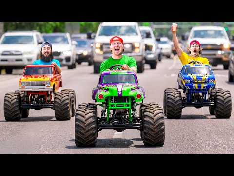 Spending 100 Hours In Monster Trucks!