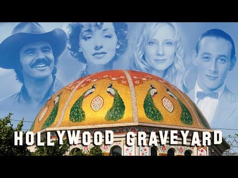 FAMOUS GRAVE TOUR - Hollywood Forever #6 (Burt Reynolds, Paul Reubens, etc.)