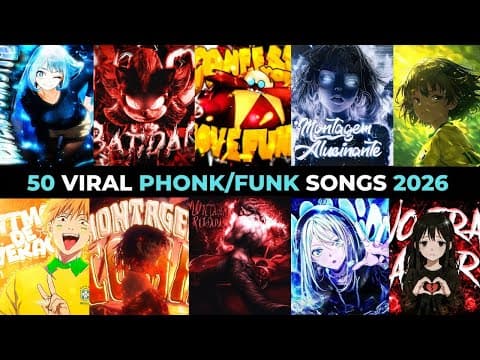 TOP 50 MOST VIRAL PHONK/FUNK 2026 🔥🎵 PLAYLIST 🎵