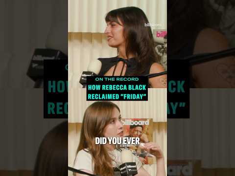 Rebecca Black Opens Up On How She Got More Comfortable With the Viral Success Of "Friday" #Shorts