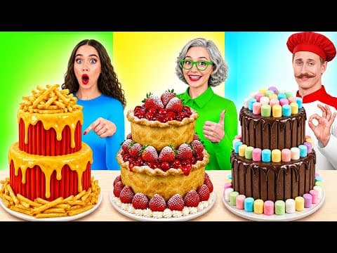 Me vs Grandma Cooking Challenge | Amazing Food Hacks by Bubba DO Challenge