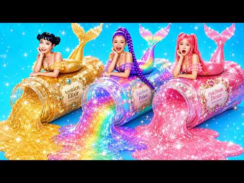 🧜‍♀️ KPop Demon Hunters se Promění v Mořské Víly! Rumi vs Zoey vs Mira: Ultimátní Glow Up Souboj ✨