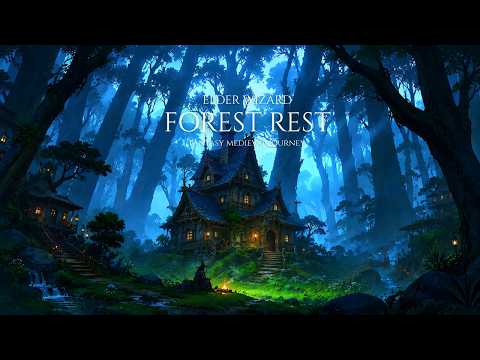 Elder Wizard Forest Rest | Soft Fantasy Medieval for Study & Relaxing
