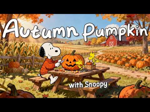Snoopy’s Autumn Pumpkin Patch 🍂🎃 Feel-Good Jazz for Positive Energy & Cozy Moments by Snooze Jazz