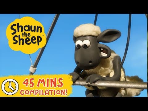 Flying Sheep! 😲 | Shaun the Sheep Compilation | Shaun the Sheep & Friends