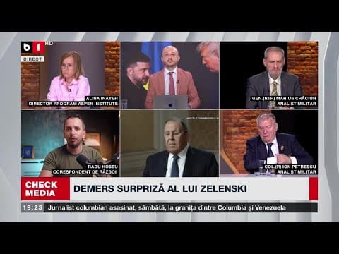 CHECK MEDIA. ZELENSKI, gata de întâlnire cu PUTIN/ UCRAINA, atacuri în ADÂNCIMEA RUSIEI. P2/2