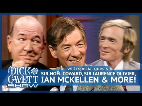 Dick Cavett Talks To Stars Of The Stage | Coward, Olivier, McKellen & More | The Dick Cavett Show