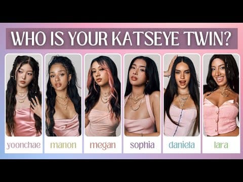 Which KATSEYE Member Are You Quiz 💜🎤🎶 | Personality Quiz