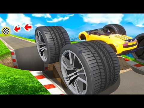 Testing CARS vs HUGE POTHOLES in GTA 5!