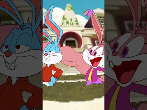 Buster &amp; Babs: ¡Hermanos y mejores amigos!❤️ | Bugs Bunny Builders | #shorts | @WBKidsLatino​