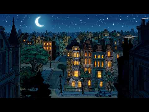 1940's calm night in the summer | soft vintage oldies playing in another room | relax, sleep