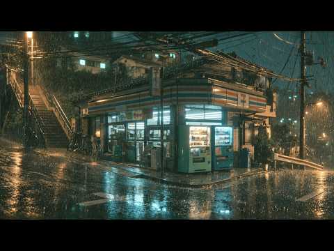 Lofi Rain Sleep Music - Cozy Japan Corner With Dreamy Lofi Beat And Chill Beats For Deep Rest