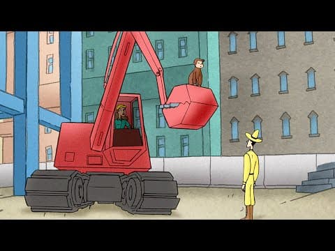 Die große rote Planierraupe | Coco der Neugierige | Cartoons für Kinder
