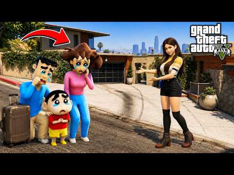 SHINCHAN'S FAMILY Has No Place to Stay | Kalai Gives Them a Home | GTA 5 Tamil Mod