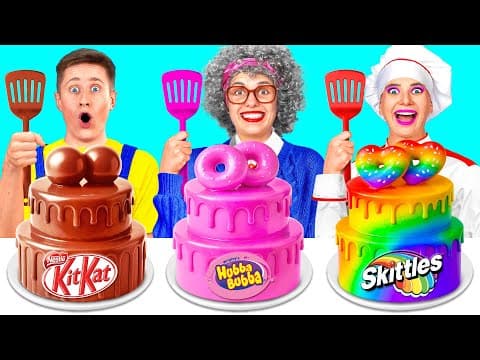 Me vs Grandma Cooking Challenge | Funny Food Recipes