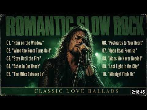 Rock ballads | slow rock for Late Nights | 80s 90s & 70s 80s | Emerald Afterglow